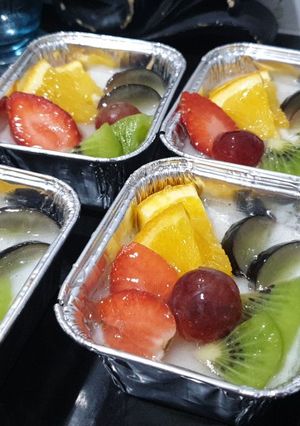Foto resep Puding Choco Silky Vanila with Milky Vla