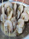Grilled Jumbo Shrimp in Smooth Water Marinade