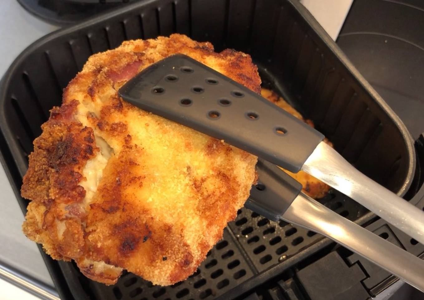 Cachopollo de Chicote en freidora de aire versión saludable