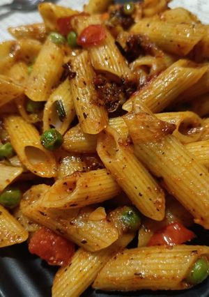 A picture of Masala Pasta.