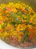 Masoor dal & red bell pepper # Ramzan special
