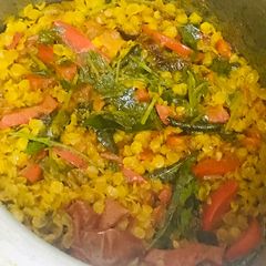 Masoor dal & red bell pepper # Ramzan special A picture of Masoor dal & red bell pepper # Ramzan special.