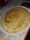 Torta de atún y queso al sartén