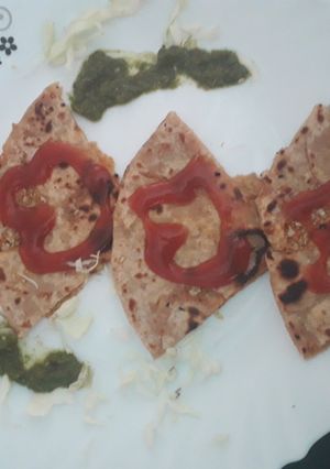 A picture of Cabbage paratha.