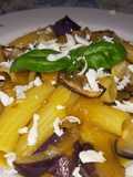 Pasta alla Norma with Eggplant and Yellow Cherry Tomatoes