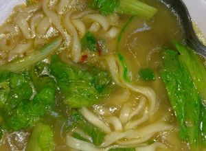 Foto resep Mie pipih kuah selada
