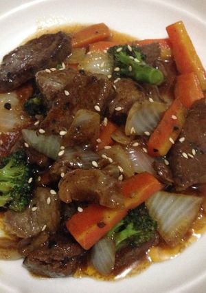 Foto resep Beef black pepper