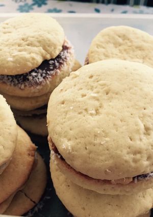 Una foto de Alfajores de maicena 
