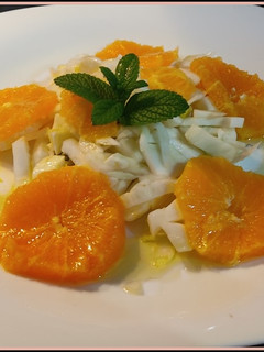 Una foto de Ensalada de hinojo y naranja