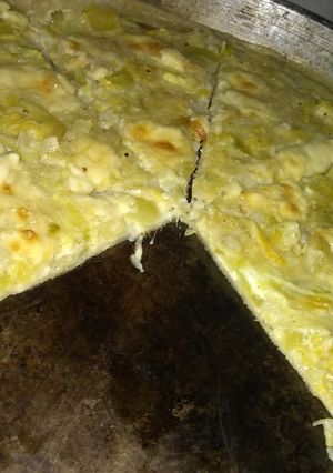 Una foto de Tarta de zapallitos verdes