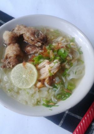 Foto resep Soto Bangkong khas Semarang with balungan ayam