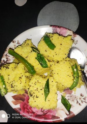 A picture of Khaman Dhokla Recipe.