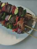 Brochetas de res