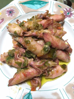 Foto resep Cumi asin cabe hijau uleg