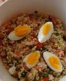 Cous-cous con atún. ॐ