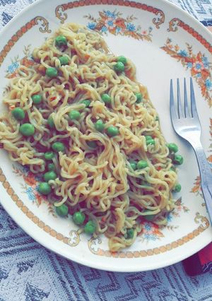 A picture of Maggi Matar Masala🍜.