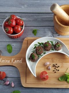 صورة لوصفة كرات اللحم بصوص الزبادي