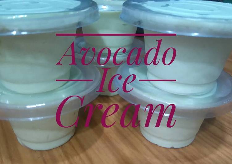 Cara Gampang Menyiapkan Avocado Ice Cream Anti Gagal