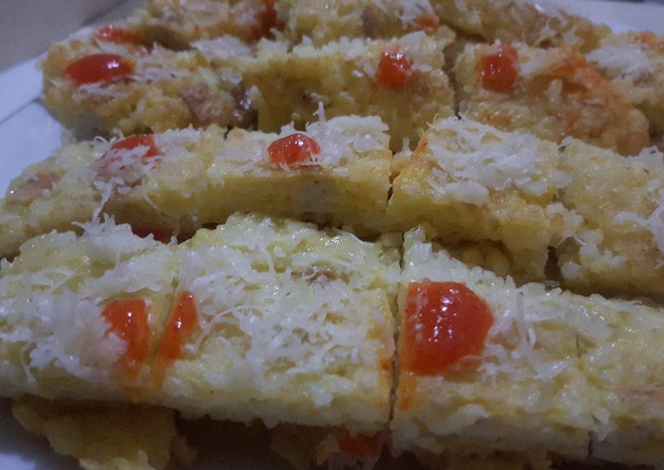 Pizza nasi praktis dan mudah bangeett