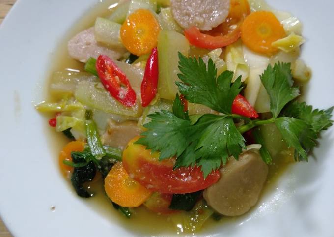 Bagaimana Membuat Capcay labu putih Anti Gagal