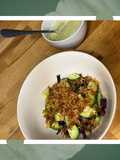 Ensalada refrescante, sin lechuga y con un toque crunchy