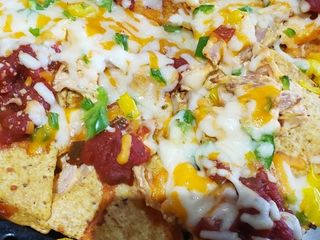 Buffalo Chicken Nachos!!!!