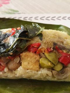 Foto resep Nasi Bakar Jamur Tahu
