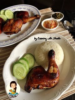 Foto resep Roasted Chicken Rice