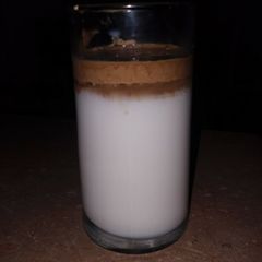 A picture of Dalgona coffee.