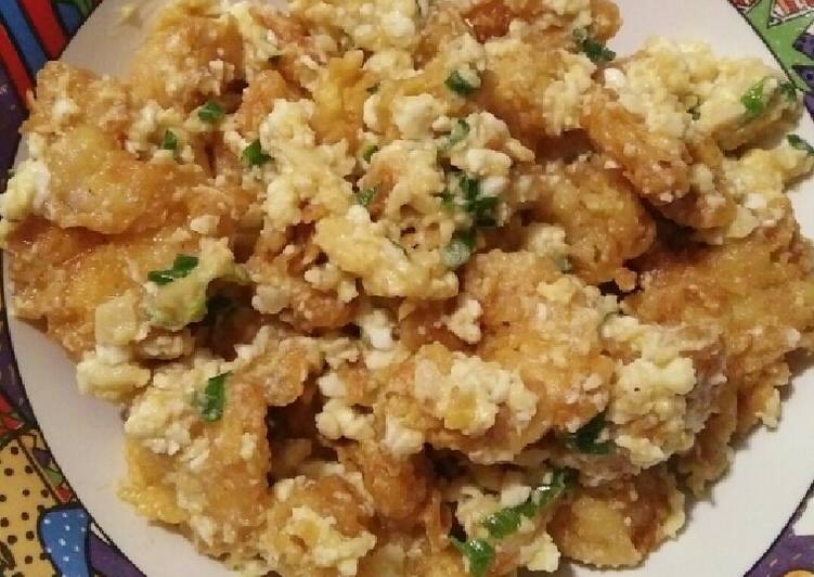 Cara Memasak Udang Goreng Telor Asin yang Enak