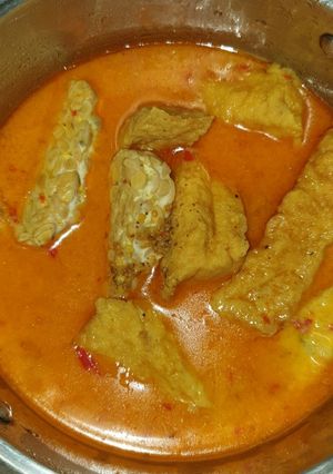 Foto resep Sayur tahu tempe kuah santan