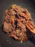 Homemade Spicy Blackpepper Beef with a 'lil Indonesian twist
