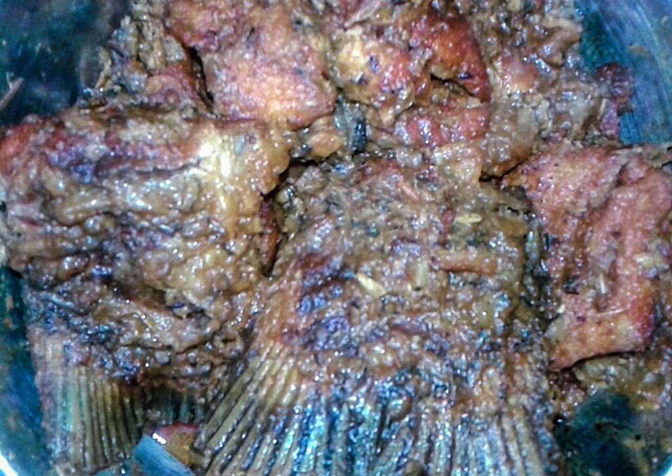 Rohu fish curry