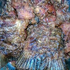 A picture of Rohu fish curry.