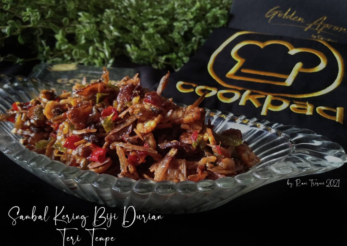 Sambal Kering Biji Durian Teri Tempe