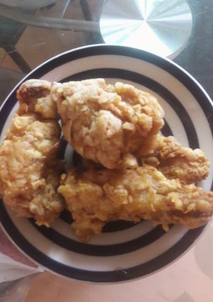 A picture of KFC Chicken.