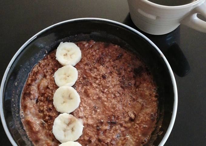 Porridge tout choco 🍫