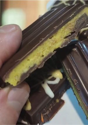 Una foto de El Famoso Chocolate de Dubái Casero