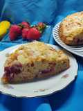 Torta fragole e banane