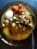 Lontong Sayur Lodeh Sambal Udang