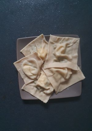 A picture of Ricotta Cheese Spinach Ravioli.