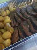 Picaña al horno con papas