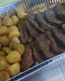 Picaña al horno con papas