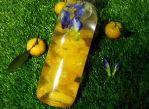Foto resep Infused water jeruk santang dan bunga telang