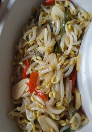 Foto resep Tumis tauge teri medan