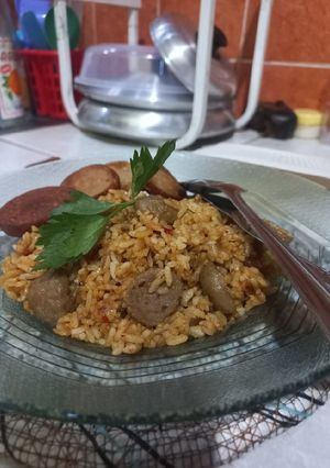 Foto resep Nasi goreng bistik dan bakso ala resto