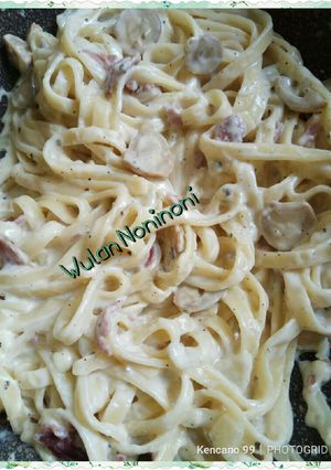Foto resep Fetucini Carbonara nak enak naakk