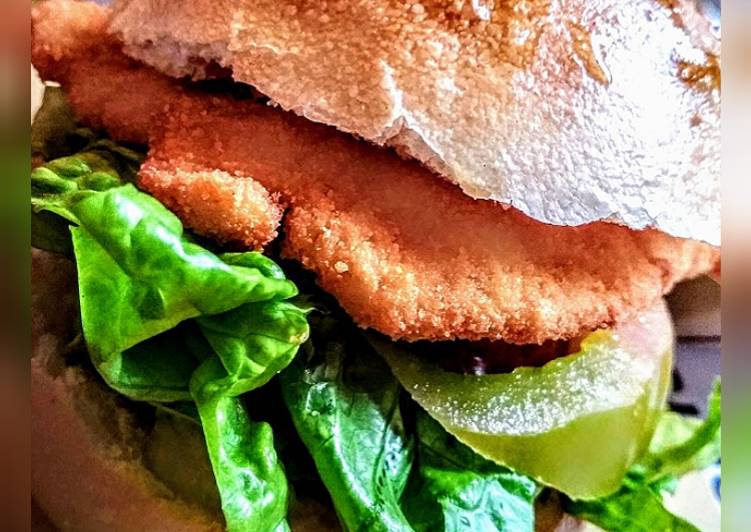 Recipe of Any-night-of-the-week Zinger Chicken Burger KFC style