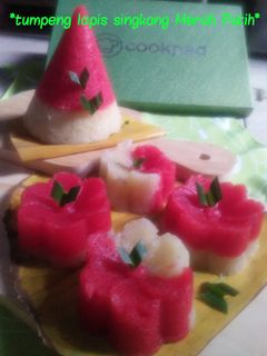 Foto resep *tumpeng lapis singkong Merah Putih*