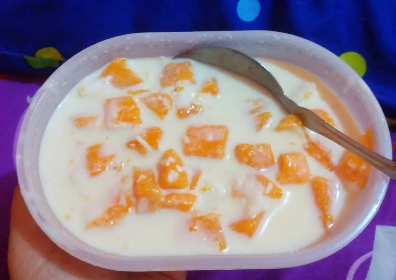 Mango cheese milk